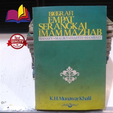 Jual Buku Biografi Empat Serangkai Imam Mazhab Munawar Khalil