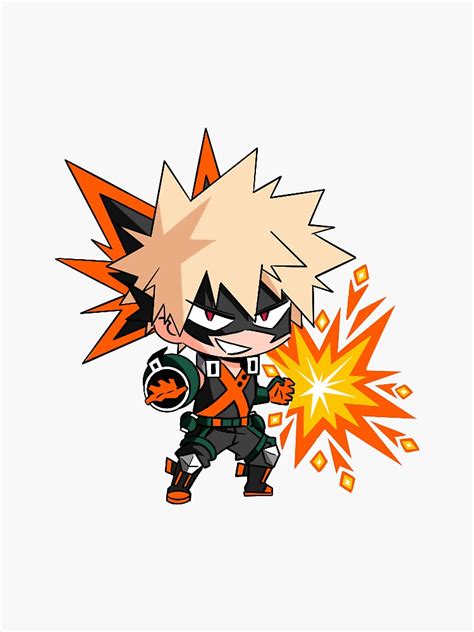 "Chibi Bakugo" Sticker for Sale by Anush-Arts | Redbubble