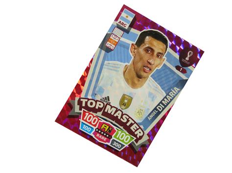 WORLD CUP QATAR 2022 RARE TOP MASTER DI MARIA 1 12682165809