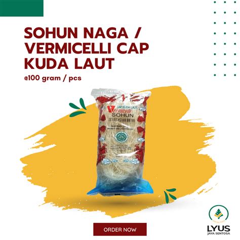 Jual Soun Sohun Naga Liong Cap Kuda Laut 100g Kemasan Shopee