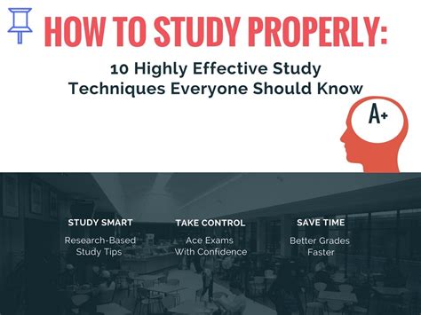 Successful Study Techniques Learn How To Study Better With Simple And