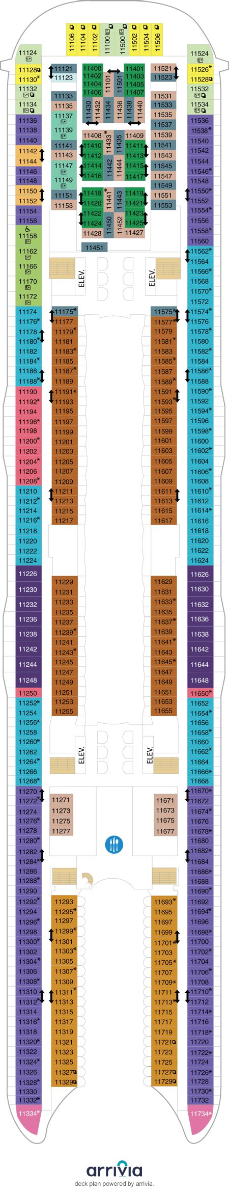 Royal Caribbean Wonder Of The Seas Deck Plan The Hourglass Hobby