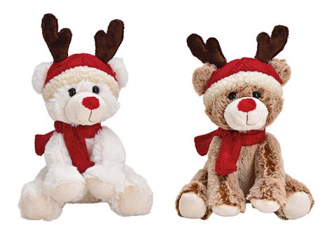 Teddy Bear 24cm Antlers Last Few Left Haven Malta