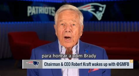 Ariana on Twitter No es broma Robert Kraft dueño de la franquicia