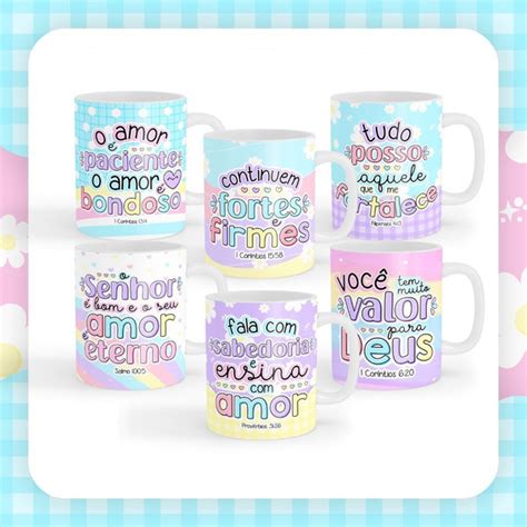 Caneca Personalizada Frases Biblicas MercadoLivre