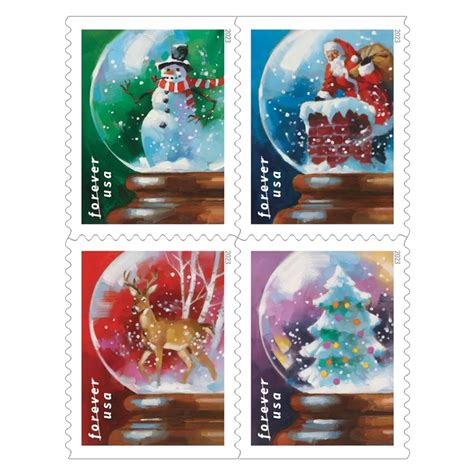 Snow Globes Stamps 2023