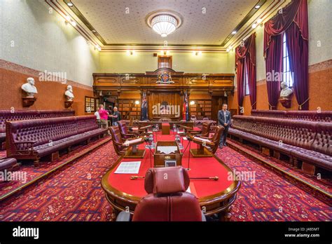 Australia New South Wales Sydney The Upper House Legislative Council Chamber Of The New South