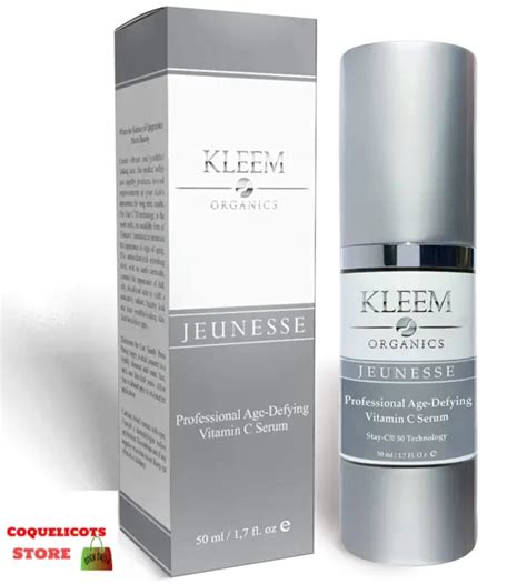 S Rum Unisexe Vitamine C Kleem Anti Age Ride Bio Acide Hyaluronique