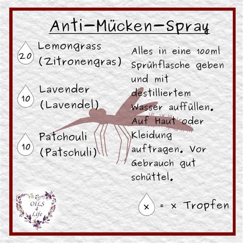 Anti M Cken Spray Doterra Oils Essential Oil Recipes