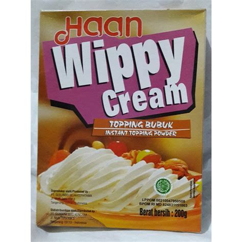 Jual Repack Haan Wippy Cream Whipping Cream Gr Gr