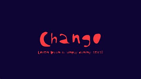 Chango Font Download Free For Desktop And Webfont