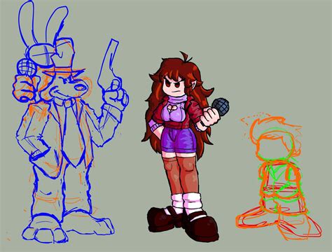 Some Sketches For A Sam And Max Mod R Fridaynightfunkin