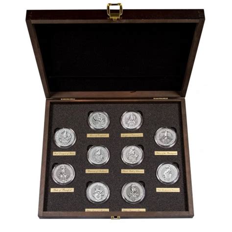 Great Britain Queen S Beasts Complete Coin Set In