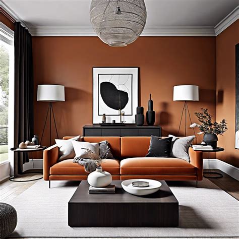 15 Burnt Orange Sofa Living Room Ideas to Inspire Your Space