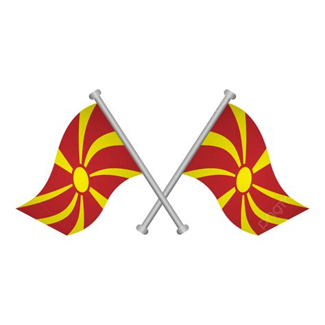 North Macedonia Flag North Macedonia Flag National PNG And Vector