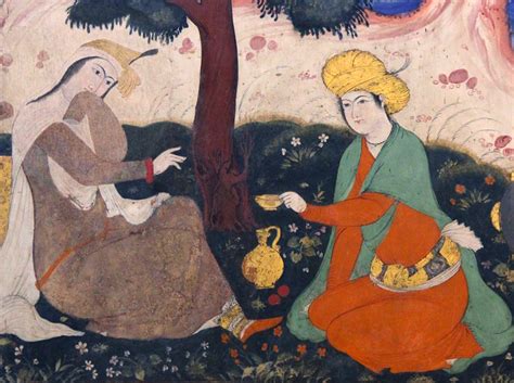 Safavid Art Isfahan Iran A Woman Being Served Wine A Wa Flickr