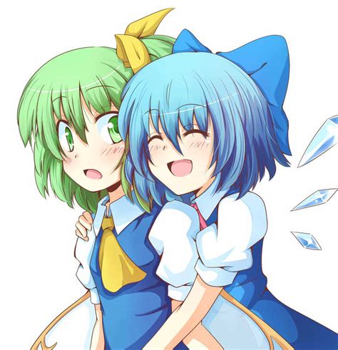 Surprise Hug Cirno X Daiyousei Touhouyuri