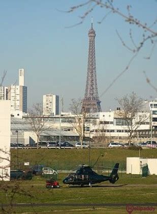 Helicopter Landing At Paris Issy Les Moulineaux Heliport