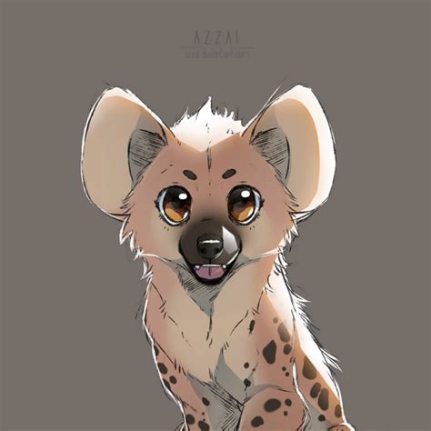 Baby Hyena Drawing