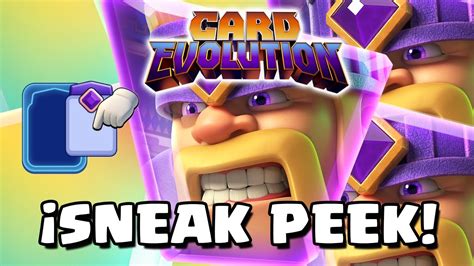 Asi Son Las Cartas Evolucionadas En Clash Royale 🤔😎 Sneak Peek