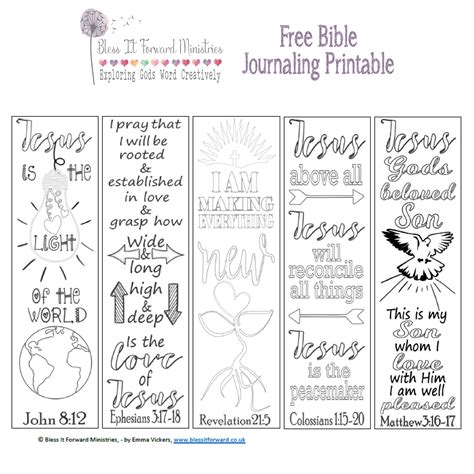 Free Bible Journaling Printables