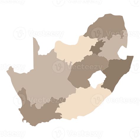 South Africa Map With Administrative Map Of South Africa 32981652 Png