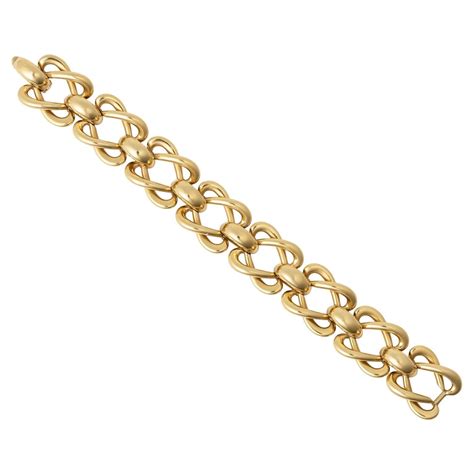 Tiffany And Co Cultured Pearl Brushed Yellow Gold Twisted Rope