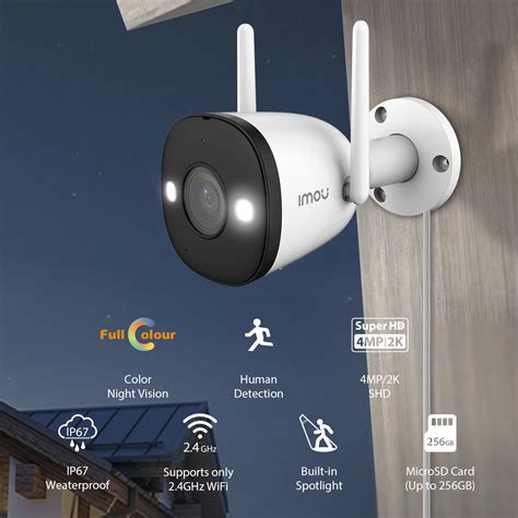 IMOU Bullet 2E 1080P 4MP WiFi Outdoor Camera IP67 43 OFF