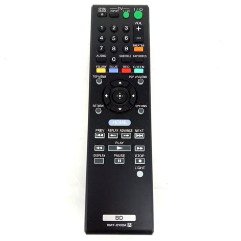 Original Remote Control For Sony Blu Ray Dvd Player Bd Rmt B A