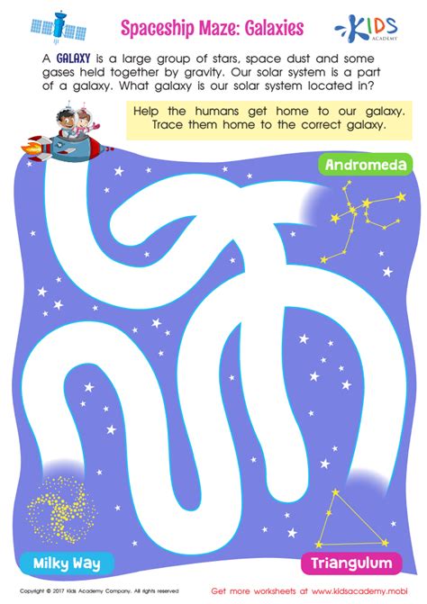 Galaxy Worksheets