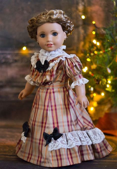 Pdf Sewing Pattern Anne Shirtwaist And Skirt For 18 Inch Dolls Such As