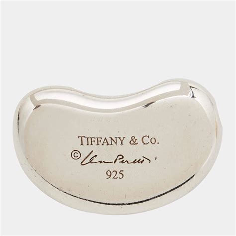 Tiffany And Co Elsa Peretti Sterling Silver Bean Pendant Tiffany And Co