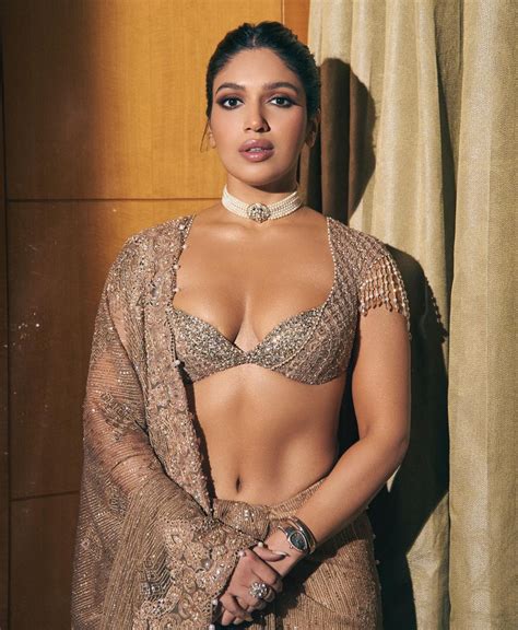 Bhumi Pednekar Hot Saree Navel Pic Goes Viral Bhumi Pednekar