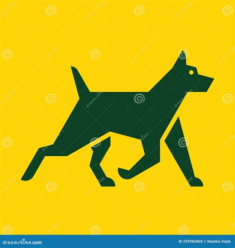 Dog Logo Stock Vector Illustration Of Business Isolated 259982868