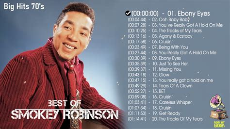 SMOKEY ROBINSON Greatest Hits Full Album The Best Of SMOKEY