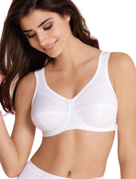 The Anita Active Momentum Wire Free Sports Bra In White Bras And Honey Usa