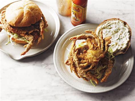 Abrams • Recipe Soft Shell Crab Sandwich With Tartar Sauce