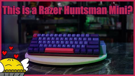 I Made This Keyboard Look Custom Modding The Razer Huntsman Mini Youtube