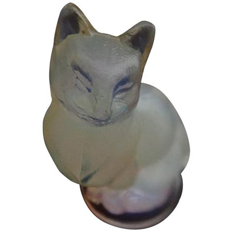 Vintage Sabino Cat Figurine At 1stdibs