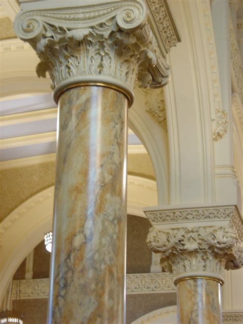 Faux Marble Columns Diy