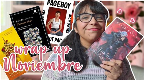 WRAP UP NOVIEMBRE MUCHO MANGA Y LIBROS QUE ME HICIERON LLORAR YouTube