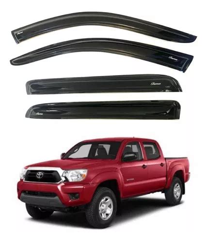 Botaguas Deflectores Toyota Tacoma 2005 2014 Doble Cabina