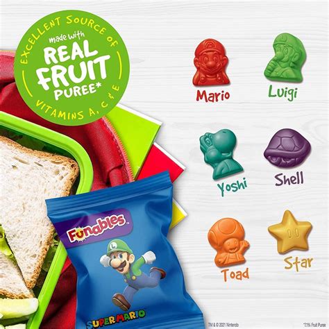 Funables Super Mario Real Fruits Gummies Tcg Trade De