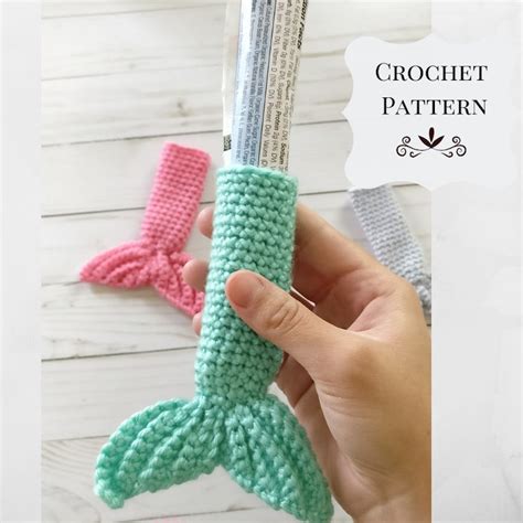 Mermaid Popsicle Holder Pattern Crochet Popsicle Holder Ice Etsy