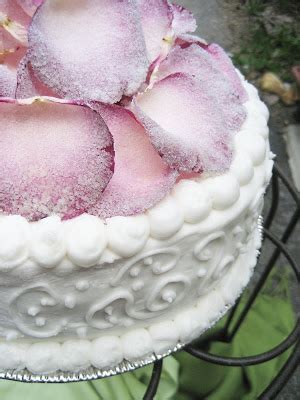 Sweet Tweets Bakery: Candied Rose Petals Cake: Housewarming!