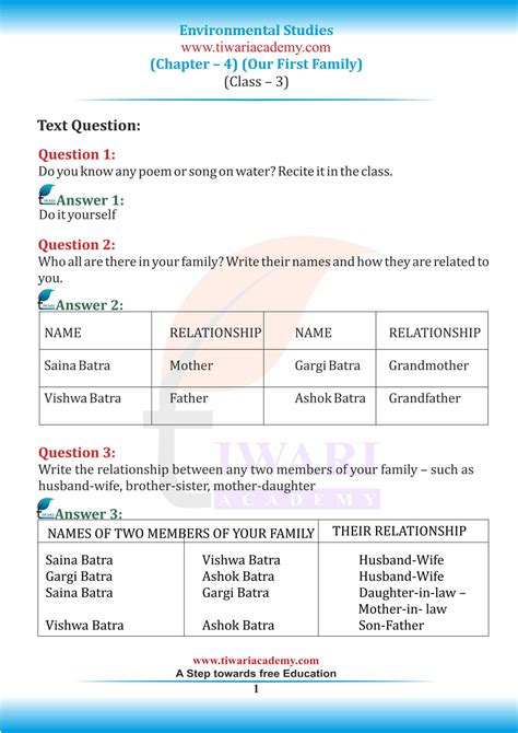 Ncert Solutions For Class 3 Evs Chapter 4 In Hindi And English Medium