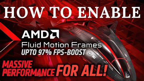 How To Enable Amd Fluid Motion Frames Afmf Frame Generation On Any