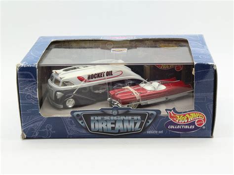Designer Dreamz Cadillac Bizzaro Roadster And Rocket Oil Hot Wheels
