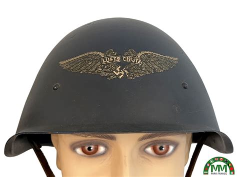 Casque Allemand Luftschutz Sur Base Ssh Russe Galerie Collection