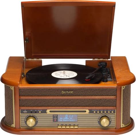 Denver MRD 51 Retro Platenspeler En DAB Radio Hout Bestel Nu